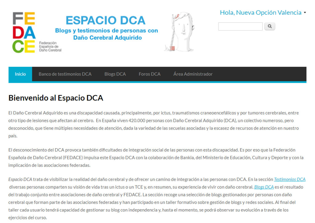 Nueva Opcion Espacio DCA